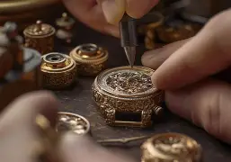 A woman holding a luxury product