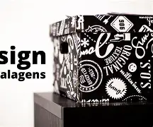 Design gráfico de embalagens para cosméticos