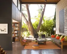 Scandinavian-inspired modern building