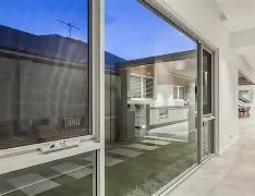 A house with a single-story open-plan living area