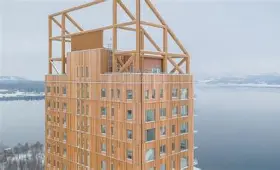 Timber skyscraper prototype