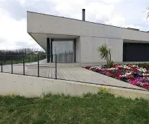 Contemporary luxury villa with open-air living space